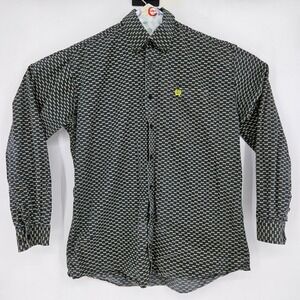 Cinch Shirt Mens Small Western Button Down Cowboy Rodeo‎ Sunglasses AOP Black